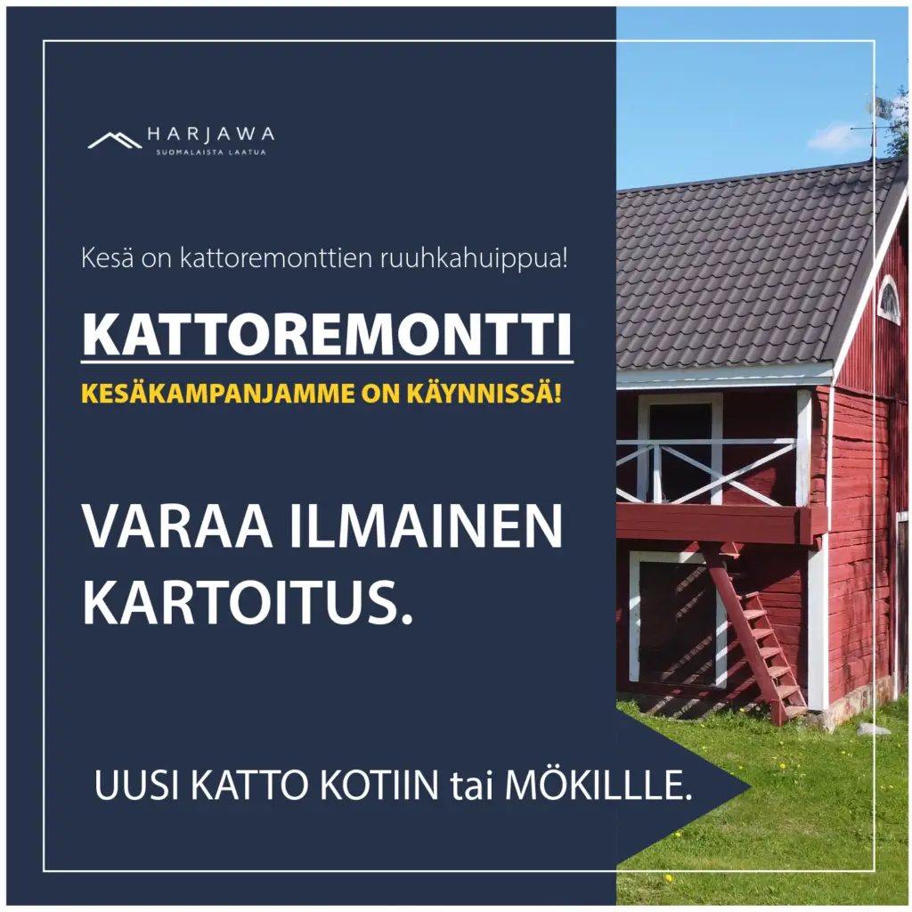 Ilmainen katto kartoitus kotiin ja mökille.