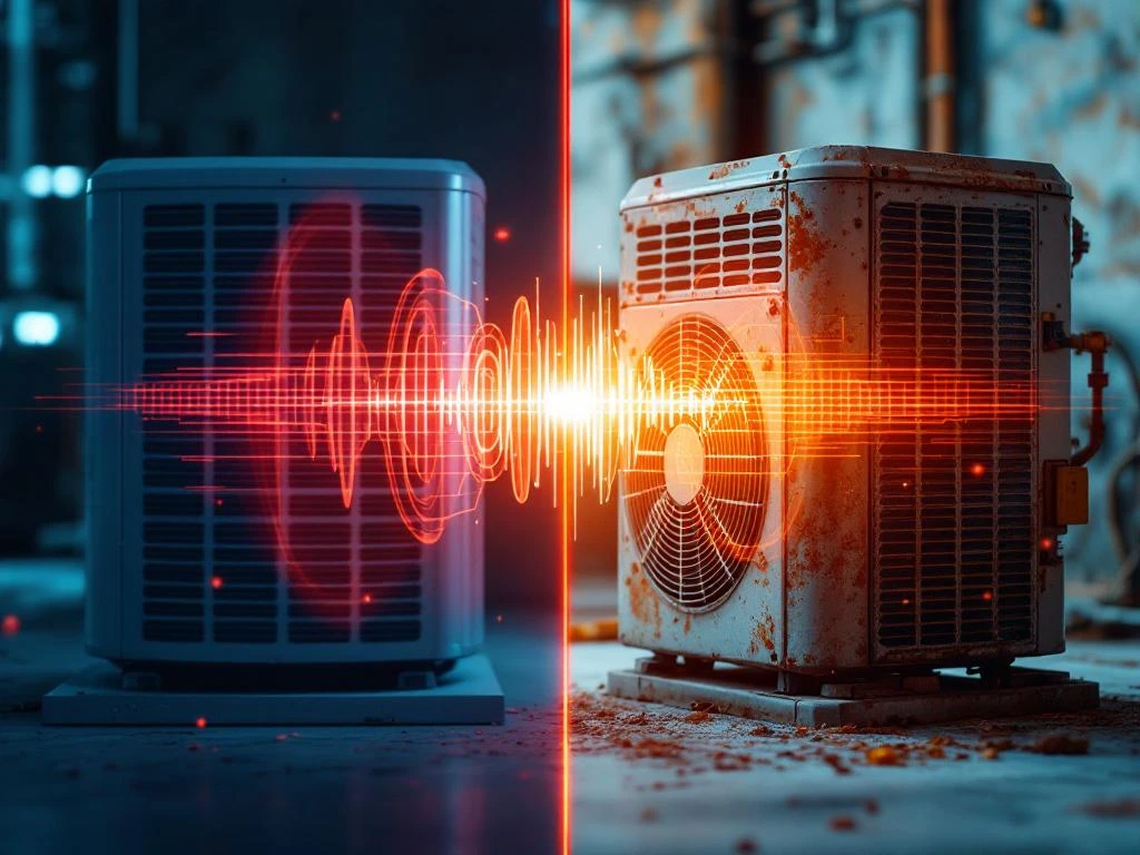 Kuinka paljon lämpöpumpun äänitaso kasvaa iän myötä?